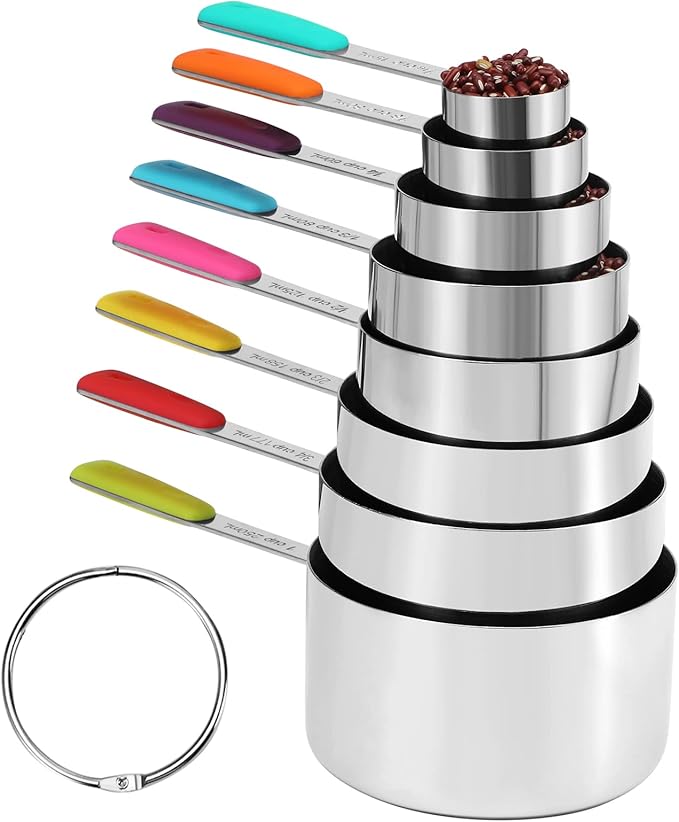 Stainless Steel Measuring Cups Set (8Cups)