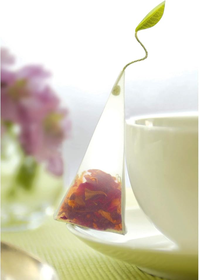 Tea Forte Tea Sampler Presentation Box, 20 Assorted Handcrafted Pyramid Tea Infuser Bags, Tea Tasting Assortment: Black, White, Green, Herbal