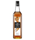 1883 Amaretto Syrup - Flavored Syrup for Hot & Iced Beverages - Gluten-Free, Vegan, Non-GMO, Kosher, Preservative-Free, Made in France | Glass Bottle 1 Liter (33.8 Fl Oz)