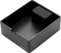 Normcore Compact Espresso Knock Box, Metal Coffee Knock Box, Heavy-Duty Knockbox, Anodized Aluminum, Espresso Accessories for Coffee Grounds, Black