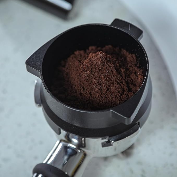 Espresso Tools Kit for Breville 54mm Machines – Walnut Handle Naked Portafilter, Spring Tamper, Coffee Leveler, Dosing Ring, Puck Screen & WDT Needle Tool