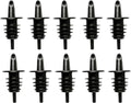 Hawaiian Shaved Ice Syrup Precise Control Bottle Pourers - Professional Pour Spouts for Snow Cone & Drink Flavors (10-Pack)