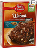 Betty Crocker Delights Brownie Mix Supreme Walnut 16.5 oz Box (pack of 6)