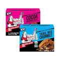 Dave's Killer Bread Organic Snack Bars, Variety Pack (1 Cocoa Brownie Blitz, 1 Trail Mix Crumble) Pack of 2