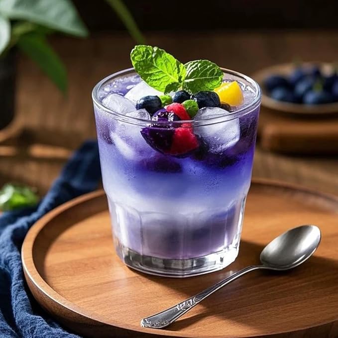 Fraunitsh Butterfly Pea Flower Powder, 1.76oz | Blue Matcha Powder | Natural Food Coloring for Smoothies, Baking, Drinks, Lattes & Cocktails | Blue Lotus Flower Powder | No Additives (1.76oz)