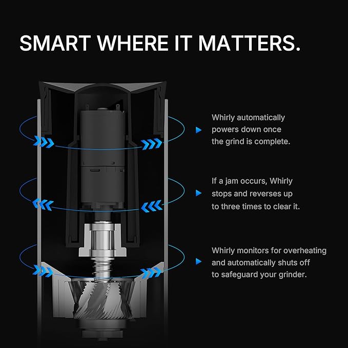 TIMEMORE Electric Coffee Grinder Portable - Adjustable Burr Grinder with 30 Precise Settings, Auto Stop & Clog Protection for Espresso, Pour-Over, French Press Moka,for Home Outdoor Use（Black）