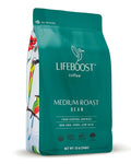 Lifeboost Organic Coffee Beans Medium Roast - Low Acid Single Origin Non-GMO Organic Whole Bean Coffee - Third Party Tested For Mycotoxins & Pesticides - 12 Ounces
