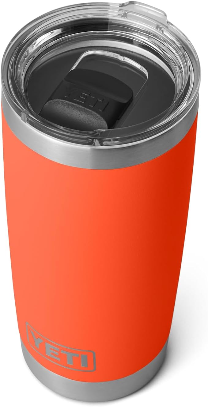YETI Rambler 20 oz Stainless Steel Vacuum Insulated Tumbler w/MagSlider Lid
