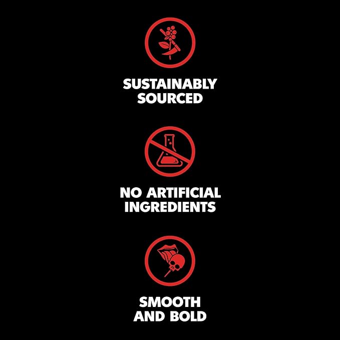 Death Wish Coffee, Single Serve Coffee - 10 Each of Medium, Dark, and Espresso Roast - Mixed Roast Variety Pack