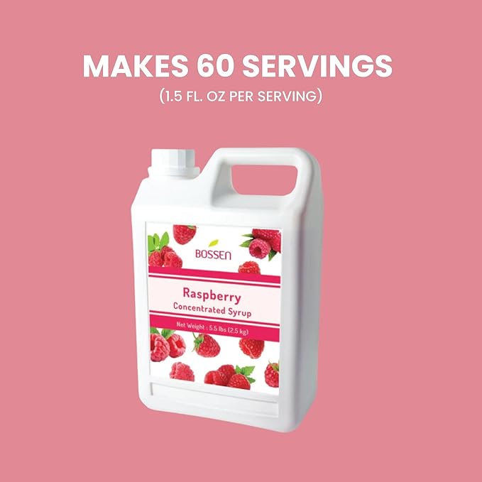 Bossen Concentrated Syrup_5.5 lb (Raspberry)