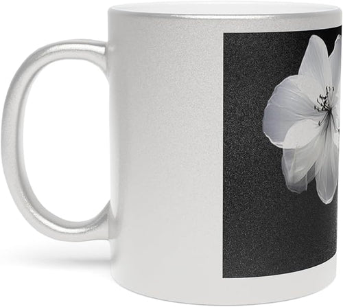 11 OZ Novelty Coffee Mugs - Christmas Gift (Metallic Floral Mug)