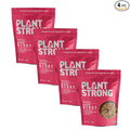 PLANTSTRONG Crispy Mixed Berry Crumble Granola Snack Mix - Whole Grain, Naturally Sweetened With Fruit, Plant Based, Oil Free - Pack of 4 x 9oz Bags