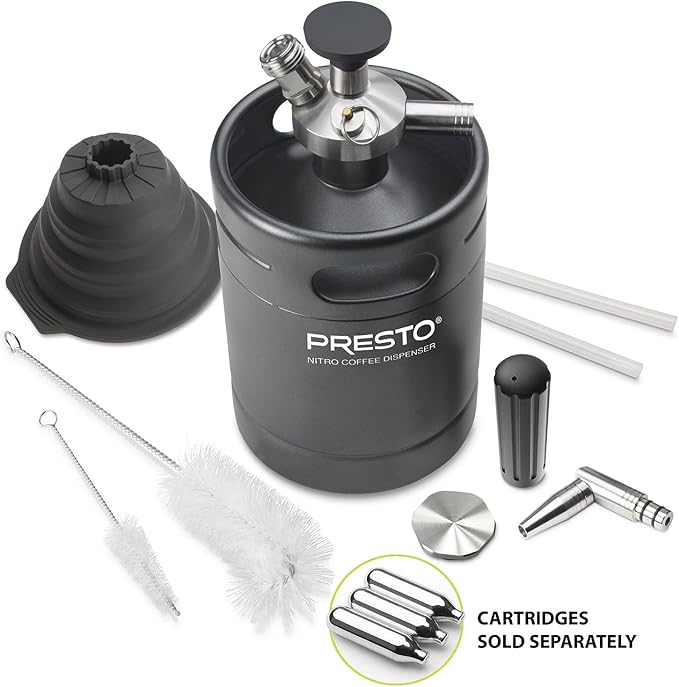 Presto 02939 Cold Brew Nitro Coffee Dispenser, 48 ounces