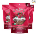 Lark Ellen Farm Cacao Cherry Grain-Free Granola Clusters, Organic Vegan Nut and Seed Mix, Gluten-Free Crunchy Bites for Snack, Breakfast, or Yogurt, 8 oz, 3 Pack