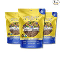 Lark Ellen Farm Grain-Free Granola, Certified Organic Raw Sprouted Vegan Clusters, Paleo & Crunchy Gluten-Free Bites for Cereal or Yogurt, Lemon Blueberry 8 oz, 3 Pack