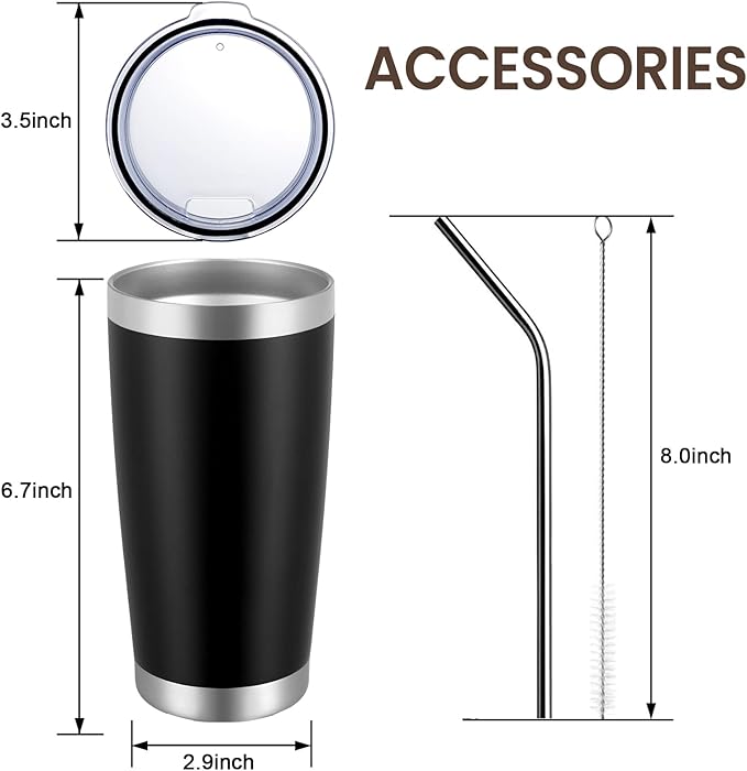 MEWAY 20oz Tumbler 4 Pack Double Wall Vacuum Insulated Travel Glitter Mug Bulk, Stainless Steel Tumblers with Lid and Straw, Powder Coated Coffee Cups for Woman(Rainbow White,Set of 4)