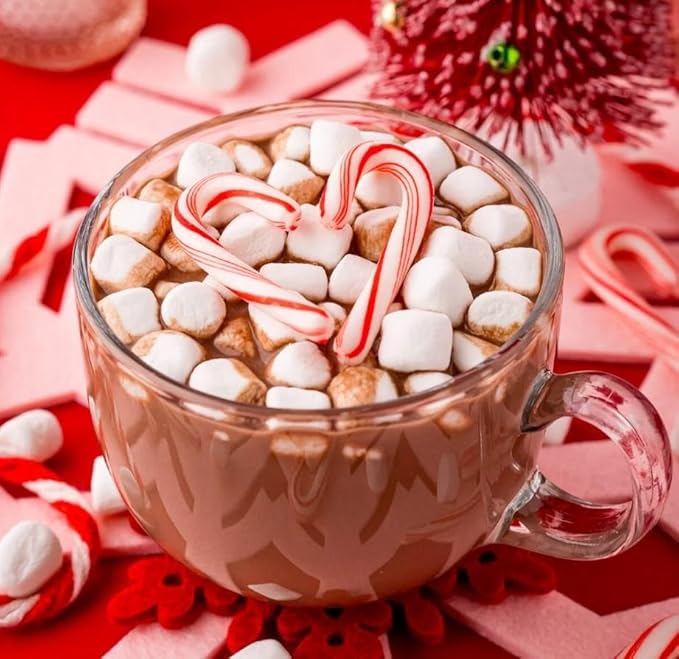Gourmet Hot Chocolate Gift Sets - 62 Piece Care Package of Hot Cocoa, Apple Cider, Candy Canes, Mini Marshmallows, Popcorn Balls, Cookies, Candy, and Snacks. - Christmas Gift Set from The LakeHouse