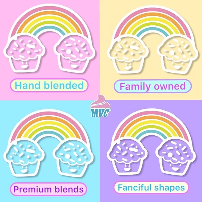 Manvscakes Sprinkles- Edible Cake and Cupcake Sprinkles with Assorted Shapes and Sizes for Parties, Metallic Sprinkle Mix for Cookies, Ice Cream, Cake and Cupcake Decorating, 4 oz (Mermaid)