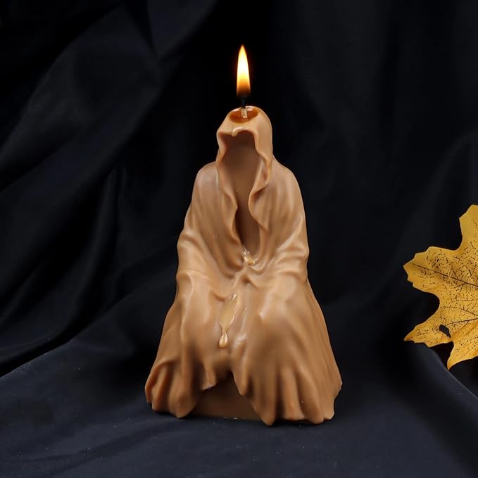 Skull Head Halloween Candle Molds - Skull Shape Silicone Mold for Candles, Resin, Chocolate - DIY Aromatherapy Decoration