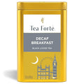 Tea Forte Decaf Breakfast Premium Loose Leaf Caffeine-Free Black Tea Blend Canister, Makes 35-50 Cups