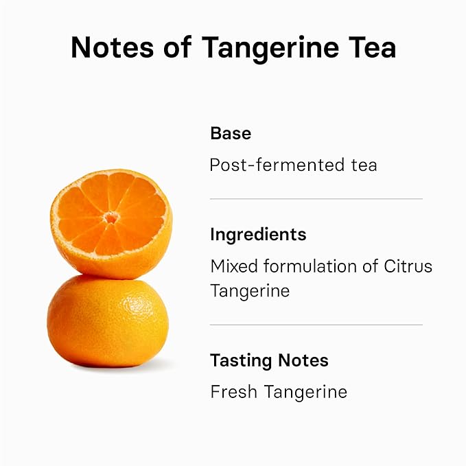 OSULLOC Tangerine Tea (Fresh Jeju Tangerine Flavor), Fruit tea Blend, Premium Teabags from Jeju Island, 20 count