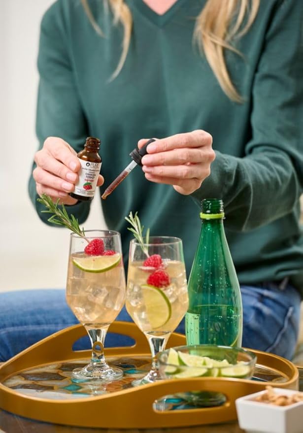 Pure Inventions - Green Tea Raspberry Water Infusion Drops - Antioxidants & Electrolytes - Health & Wellness Drink - Immunity Support - Sugar Free, Zero Calorie, No Artificial Sweeteners -500 Servings