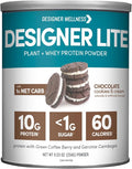 Designer Wellness, Designer Lite, Low Calorie Natural Protein, Prebiotic Fiber, Key Vitamins & Minerals, Chocolate Cookies & Cream, 9.03 Ounces