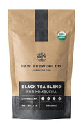 Kombucha.com Certified Organic Loose Leaf Tea - Kombucha Brewing Blends (Black Tea Blend, 8 Ounce). Makes up to 25 gallons.