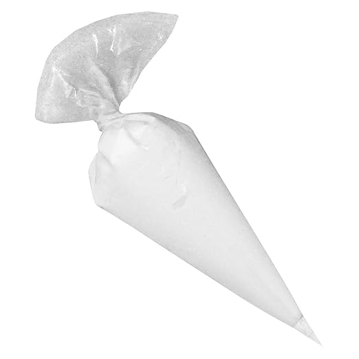 DayMark Safety Systems-IT115453 12" PipingPal Bulk Disposable Pastry Bag (6 Rolls of 100 Bags) - Silver