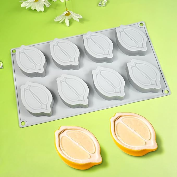 mostsom 3D Lemon Silikone Cake Mold For Baking Mousse Desserts Bakeware Cake Decorating Tools (I_ Lemon)