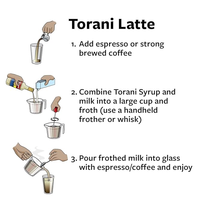 Torani Syrup Variety Packs, Sugar Free Coffee Favorites, 25.4 fl oz Bottle (Pack of 4)