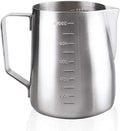 Milk Frothing Pitcher Steaming Pitchers Stainless Steel Milk/Coffee/Latte/Cappuccino Steam Pitchers Milk Jug Cup (600ml/20oz Single)