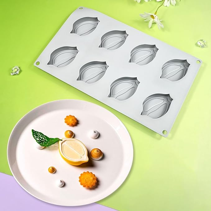 mostsom 3D Lemon Silikone Cake Mold For Baking Mousse Desserts Bakeware Cake Decorating Tools (I_ Lemon)