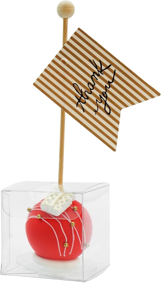 100pcs 2x2x2 Inch Clear Cake Pop Boxes with Hole Top Clear Favor Boxes Macaron Box Clear Treat Box for Birthday Wedding Party