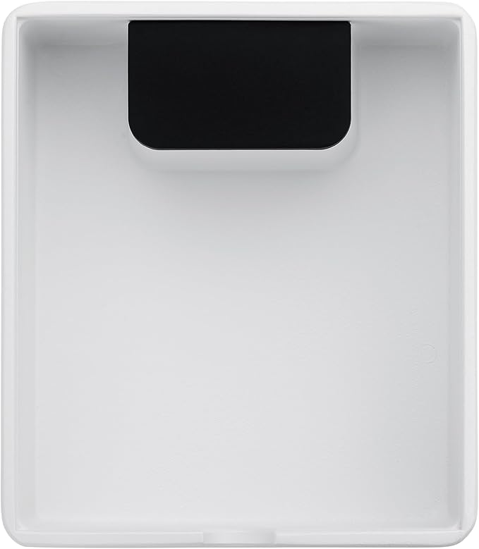 Normcore Compact Knock Box, Metal Espresso Knock Box, Heavy-Duty Knockbox, Anodized Aluminum, Espresso Accessories for Coffee Grounds, White