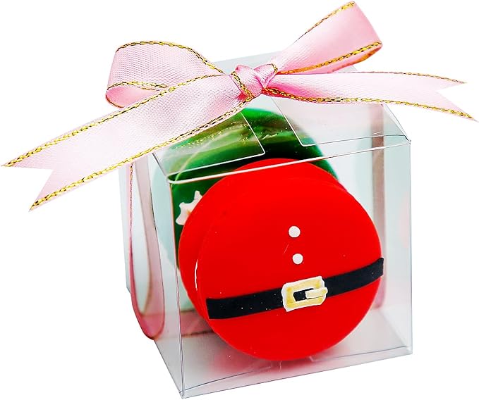 SLShePack 100Pack Clear Gift Boxes for Macaron,Golf Chocolate,Smores & Small Gift Boxes for Chocolate Bomb & Birthday Wedding Party Favor Boxes