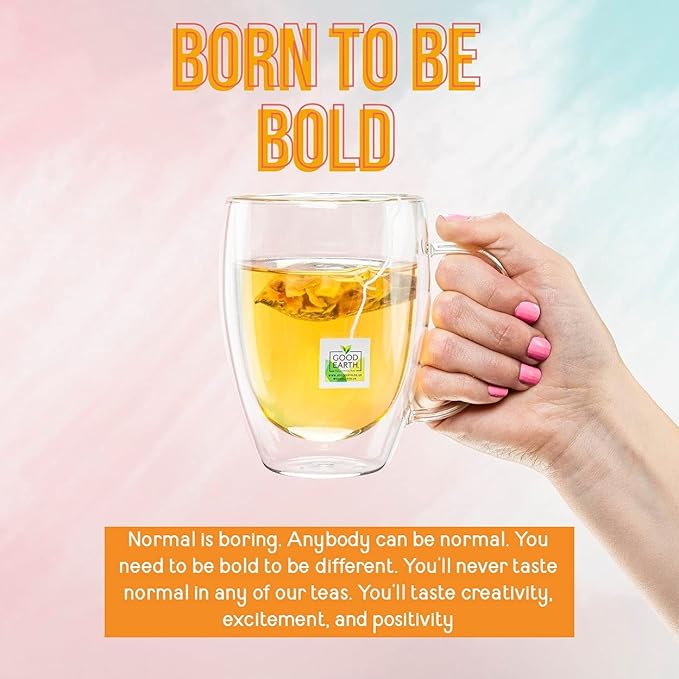 Good Earth Tea Sweet & Spicy Organic Caffeine Free Herbal Black Tea, 18 Teabags (Pack of 6)