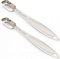 2PCS 1/2Teaspoon (2.5ml) Single Measuring Spoon, Individual Stainless Steel Long Handle Measure Tablespoon Only
