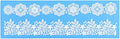 Embossing Lace Fondant Mold, Multi Circle Flowers Lace Mat Wedding, Silicone Molds for Cake Decorating Tool, Cake Lace Molds