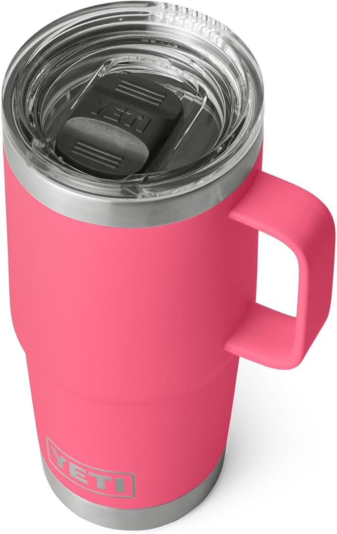 YETI Rambler 20 oz Travel Mug, Stainless Steel, Vacuum Insulated with Stronghold Lid