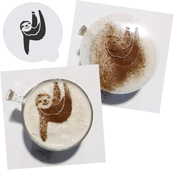 Stencil Stop Custom Coffee Stencil - Customizable for Business Logos, Faces, Images - 14 Mil Mylar Plastic (3.5 x 3.5 inches - 25 Pack)