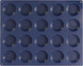 Silicone Tart Mold for Baking, Mini Tart Pan, 2 Inch Mini Pie Pans for Mince Pie, Fruit Pie, Blue (1, 2 INCH)