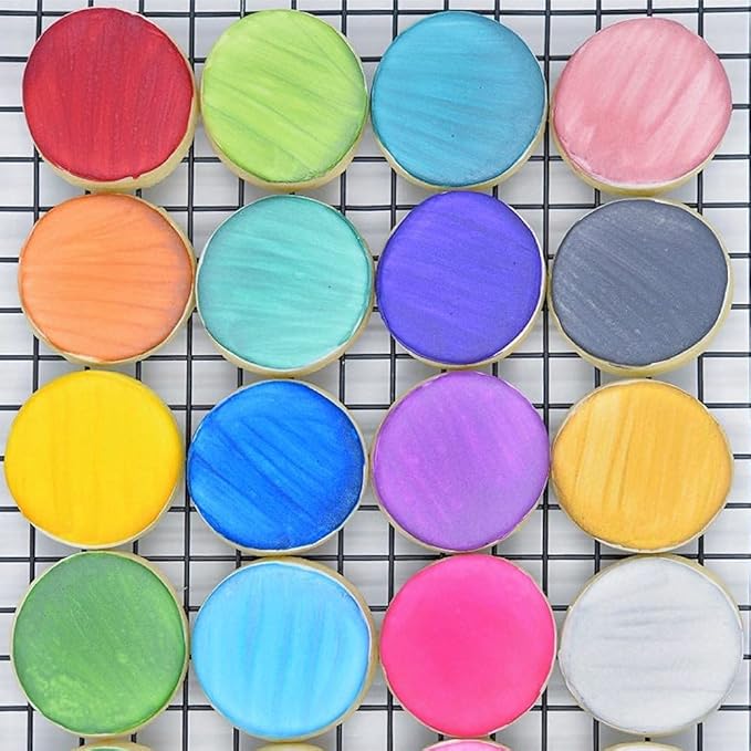 Luster Dust Edible Cake Decorations, Red Edible Luster Dust for Cakes, Edible Red Dust for Cupcake Decorations, Red Fondant, Red Cake Drip, Red Edible Paint for Cakes and Red Food Coloring