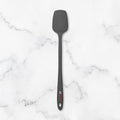 Elihome Skinny Silicone Spoonula - Non-Stick Heat Resistant Silicone Scraper Spatula for Mixing, Serving, Scraping, Stirring, and More - 11 Inch, Dark Grey