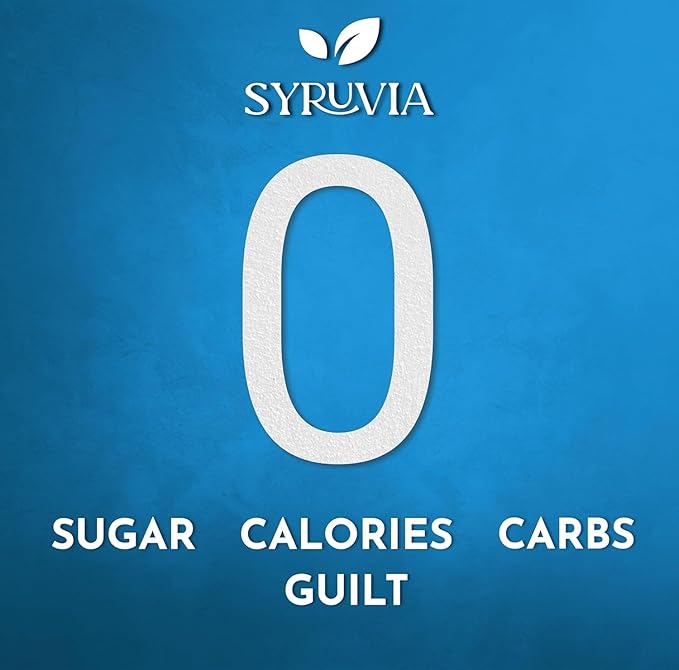 Syruvia Sugar-Free Pomegranate Syrup, Flavored Syrup for Drinks, Cocktails, Lemonades, Iced Teas, and Desserts – 25.4 fl oz, With Pump