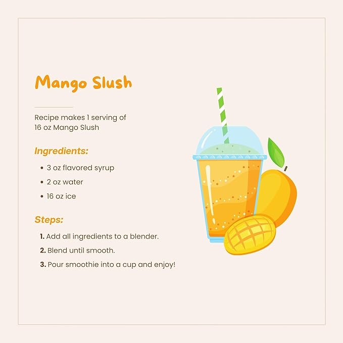Bossen Concentrated Syrup_5.5 lb (Mango)