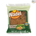 Nadel - NATURALLY DELICIOUS ZUCCHINI CAKE (4 Pack) Sweet Breads & Cakes Slices, Back to School lunch snack, breakfast bar