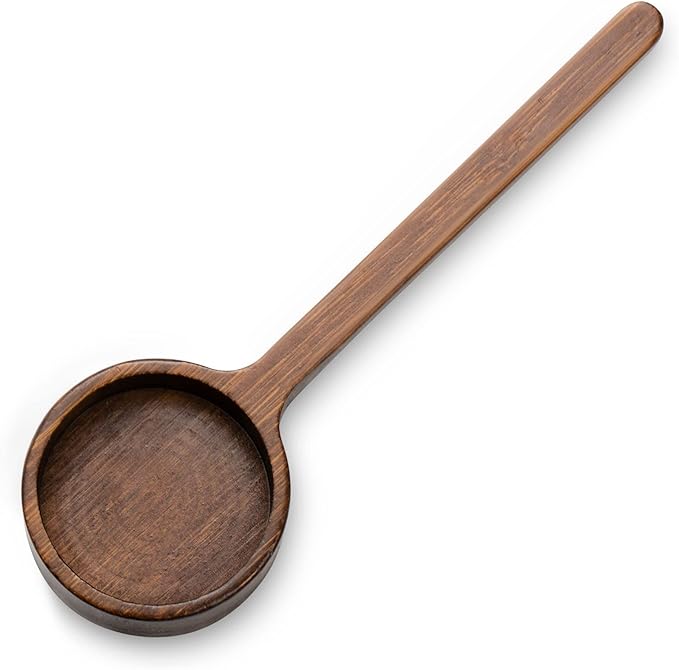 Bamboo Coffee Scoop Long Handle 10g Measuring Scoop for Deep Jars and Containers