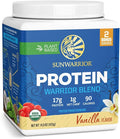 Organic Plant Based Protein Powder | Vegan Organic Protein Powder Vanilla Flavored with BCAA Amino Acids & Hemp Seed Pea Blend | Non-GMO Soy Dairy Filler & Gluten Free (Vanilla, 17 Servings)