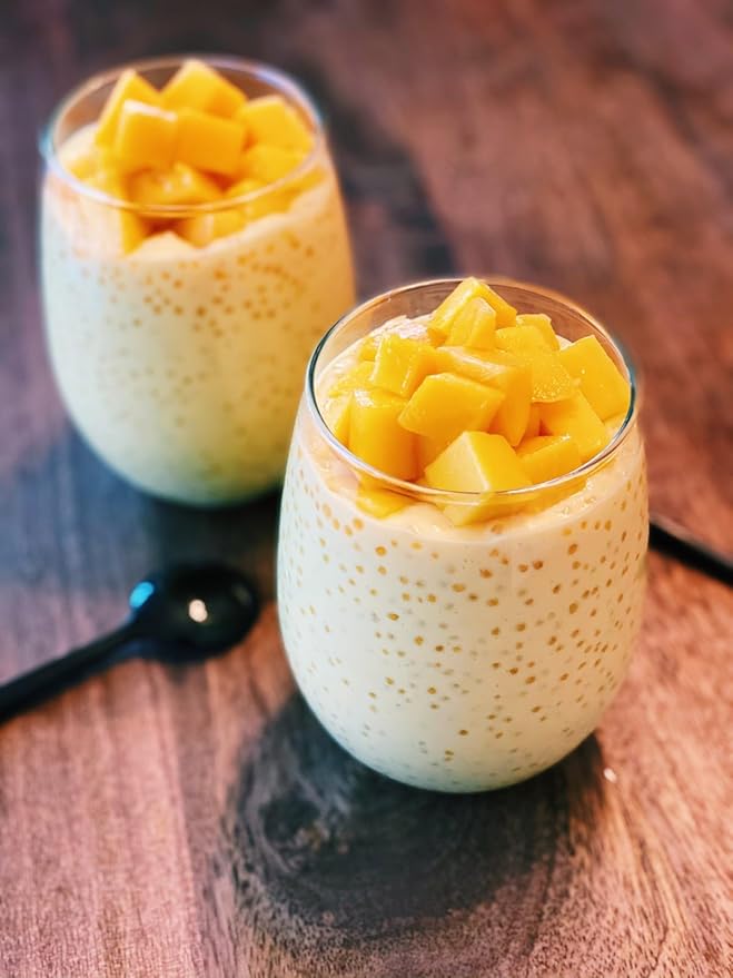 Small Tapioca Boba Pearls (Sago Balls) from Cassava - Create Chewy Perfection in Taiwanese Bubble Boba Milk Tea, Tapioca Pudding, Desserts, and More - Translucent & Flavor-Absorbent - Ideal for Soup or Sauce Thickening - Gluten-Free, Vegan-Friendly & I...
